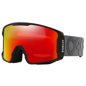 オークリー OAKLEY LINE MINER L 7070F801 　MATTE B1B FORGED IRON　【レンズ】PRIZM TORCH IRIDIUM スノーゴーグル●