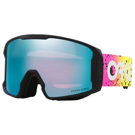 オークリー OAKLEY LINE MINER L 7070G201 　MULTI SPLATTER　【レンズ】PRIZM SAPPHIRE IRIDIUM スノーゴーグル●