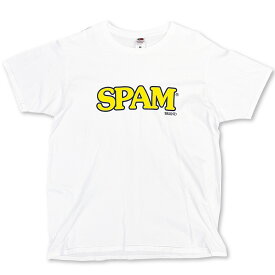 T-shirt SPAM LOGO YELLOW　Tシャツ スパム ロゴ　半袖Tシャツ　メンズ アメリカン雑貨 UNITE ENTERPRISE