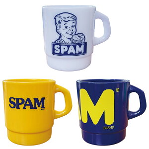 STACKING MUG-SPAM�@UT000320�@�v���X�`�b�N���X�^�b�L���O�}�O�@�X�p���@�A�����J���G��