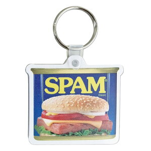 RUBBER KEYCHAIN / SPAM�@UT000358�@�L�[�z���_�[ �L�[�`���[�� �A�����J���G��