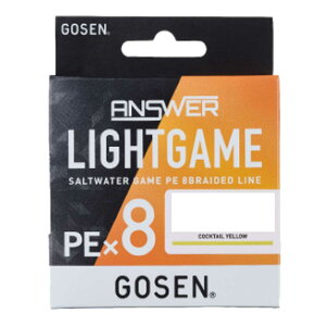 S[Z GOSEN ANSWER LIGHTGAME PE×8 AT[ CgQ[ PE×8 150m 0.3 CG[ PEC ނ莅
