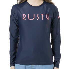 RUSTY ラスティ 939-461 1点のみメール便配送可能 レディースラッシュガード(長袖) 【 メール便 対応 】