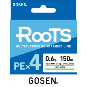 S[Z GOSEN ROOTS [c PE×4 150m 0.6/0.8/1/1.2/1.5/2 CgO[ PEC