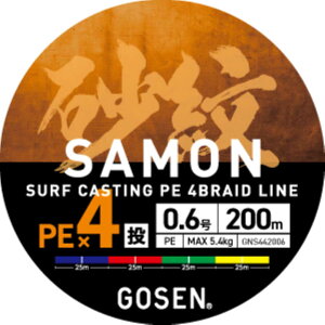 S[Z GOSEN PE×4 200m 0.6/0.8/1/1.5/2 25m}`J[ PEC