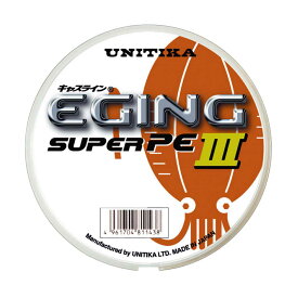 スーパーセール10％OFF　ユニチカ UNITIKA キャスライン エギングスーパーPEIII 150m 0.6号/0.7号/0.8号/1号 マルチカラー PEライン