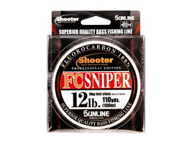 スーパーセール10％OFF　サンライン SUNLINE シューター FCスナイパー 100m 12LB/14LB/16LB/18LB/20LB ナチュラルクリア フロロカーボンライン