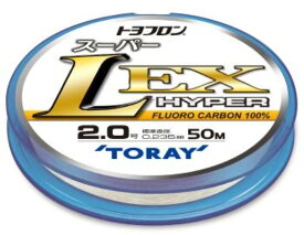 スーパーセール10％OFF　東レ TORAY トヨフロン スーパーL・EXハイパー 50m 4号/5号/6号 フロロハリス