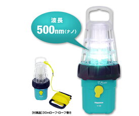 ハピソン HAPYSON LED水中集魚灯 YF-500 30m防水【 あす楽 】光で魚を集めるから時合が長くなるランタンとして使用出来ます
