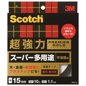 ʃe[v XRb` ͗ʃe[v v~AS[h X[p[pr ʗp ×10 15mm×10m×1.1mm PPS-15 3M ʃe[v 