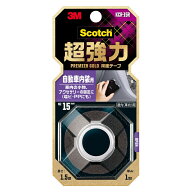 両面テープ スコッチ 超強力両面テープ プレミアゴールド 自動車内装用 幅15mm×長さ1.5m×厚み1.1mm KCR…