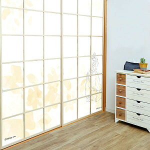 障子紙 ディズニー 美女と野獣 ベル 幅92cm×長さ182cm 2枚組 アサヒペン 障子紙 おしゃれ 障子 のり貼り ディズニープリンセス キャラクター障子紙