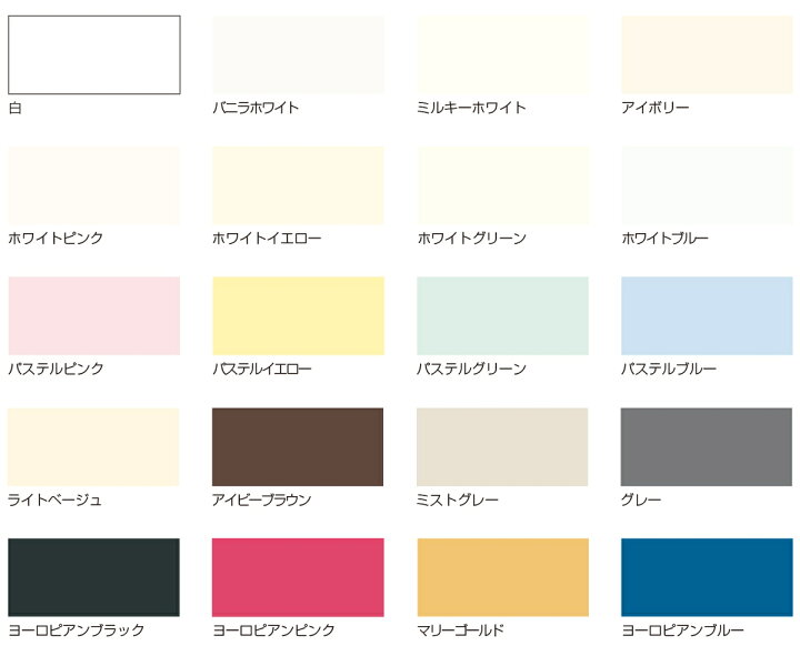 楽天市場】塗料 NEW水性インテリアカラー 屋内カベ用 バニラホワイト 