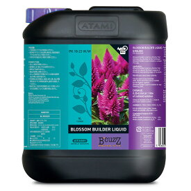 B'CUZZ BLOSSOM BUILDER LIQUID (ビーカズ ブロッサム ビルダー リキッド) 5L ATAMI 開花促進剤 植物 開花促進剤 野菜 開花促進剤 果樹 開花促進 収穫量向上