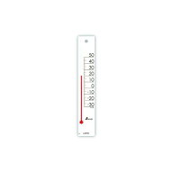 温度計 プチサーモ スクエア よこ マグネット付 ホワイト 13.5cm 48785 シンワ測定 室温計 温室計 温度計…