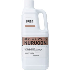 まとめ買い 6缶入 水性コンクリート用化粧剤 NURUCON(ヌルコン) ブリック 2L タイハク by QUEBIC 塗る コンクリート 化粧剤