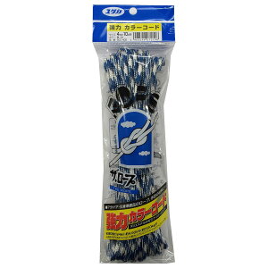���[�v ���̓J���[�R�[�h �u���[/�z���C�g 4mm×10m SCC-402 ���^�J���C�N ���[�v �ב���R �J���[���[�v ����R �R �|���G�X�e�����[�v
