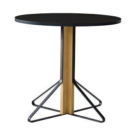 artek（アルテック）ダイニングテーブル KAARI TABLE（カアリ・テーブル） φ80cm ナチュラルオーク/ブラックグロッシー【受注品】