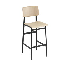 MUUTO（ムート）LOFT BAR STOOL 75CM ブラック/オーク