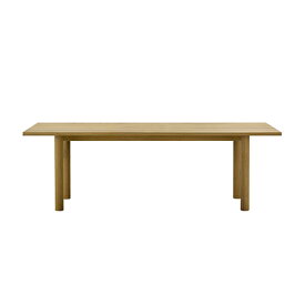 マルニコレクション テーブル MALTA(木脚) オーク/ナチュラルホワイト w220cm