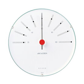 ARNE JACOBSEN（アルネヤコブセン）掛時計 Bankers（バンカーズ湿度計） 120mm ホワイト