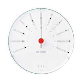 ARNE JACOBSEN（アルネヤコブセン）掛時計 Bankers（バンカーズ温度計） 120mm ホワイト