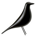 Vitra（ヴィトラ）オブジェ Eames House Bird（イームズ ハウス バード）ブラック