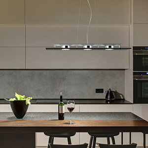 【旧モデル/Φ90ランプ同梱】YAMAGIWA(ヤマギワ) ペンダント照明 P-FLAT 3灯 スモーク