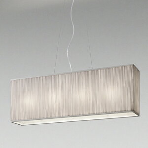 【即納】YAMAGIWA(ヤマギワ)ペンダント照明 BAUMN(バウム)スクエア w900mm グレー