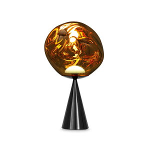 Tom Dixon�i�g���E�f�B�N�\���j�e�[�u���Ɩ� MELT CONE FAT TABLE�i�����g �R�[���t�@�b�g�e�[�u�j�u���b�N/�S�[���h