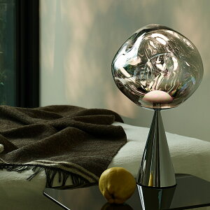 Tom Dixon�i�g���E�f�B�N�\���j�e�[�u���Ɩ� MELT CONE FAT TABLE SILVER�i�����g �R�[���t�@�b�g�j�V���o�[ / �N���[��