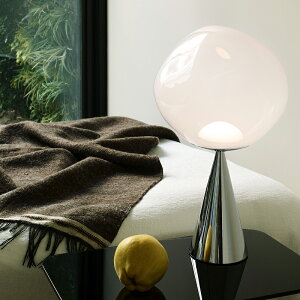 Tom Dixon�i�g���E�f�B�N�\���j�e�[�u���Ɩ� MELT CONE FAT TABLE SILVER�i�����g �R�[���t�@�b�g�j�V���o�[ / �I�p�[��