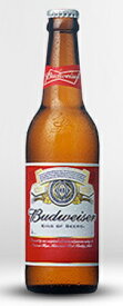 ABインベブ　バドワイザー　355ml瓶　5%　1ケース（24本）　ビールは各種12本から24本毎に別途300円必要です。