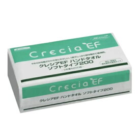クレシア EFハンドタオルソフトタイプ200 200組×30パック