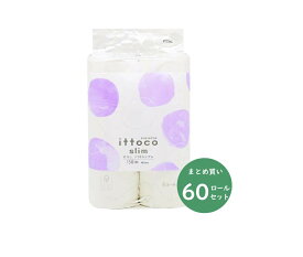 ＼最安値に挑戦中／イトマン イットコ 芯なし スリム 150m シングル 6ロール×10パック 業務用 送料無料
