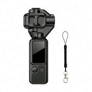 Osmo Pocket 4P �ی�P�[�X DJI Osmo Pocket 4 Pro �Ή� �ی�J�o�[ �t���J�o�[ �W���o�������Y�J�o�[ 360°�S���ʕی� ��ʕی� ���C�J�� �X�g���b�v�t �y�� �Ռ��z�� �h�o ���h�~ �g�ѕ֗� �A�E�g�h�A