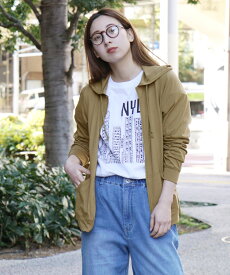 【特別送料無料＆特別価格】UVカット パーカー レディース S/M/L/LL/3L トップス 羽織り UVパーカー フーディー 長袖 紫外線対策 日焼け防止 薄手 軽い ゆったり 夏 【メール便可22】◆zootie（ズーティー）：さらっと薄手で快適 UVカットパーカー
