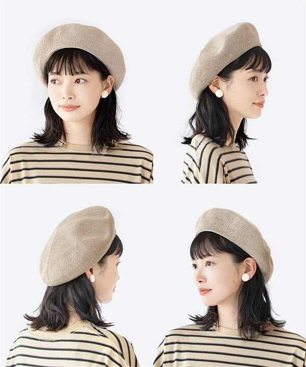 楽天市場 ベレー帽 通気性 の良い 春夏素材 ベレー帽 帽子 ぼうし ハット ベレー サマーベレー帽 サマーニット 綿混 コットン混 リネンライク 麻調 伸縮性 無地 シンプル マリン オールシーズン 春 夏 メール便可22 サマーニットベレー帽 イーザッカマニア