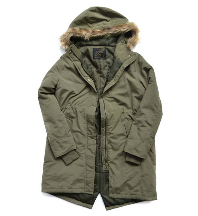 楽天市場】コート M/L/LLサイズ ファー付き レディース アウター 