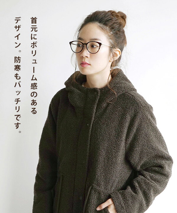 楽天市場】199,585枚完売！コート M/L/LL ボア レディース アウター 