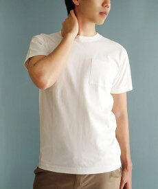 【本日12h限定★3点で半額クーポン】Tシャツ 汗染み防止 UVカット メンズ M/L/LL レディース トップス カットソー 半袖 丸首 綿100％ 大きいサイズ ゆったり 春 【メール便可22】◆zootie（ズーティー）：汗しみない クルーネック ポケット Tシャツ［メンズ］