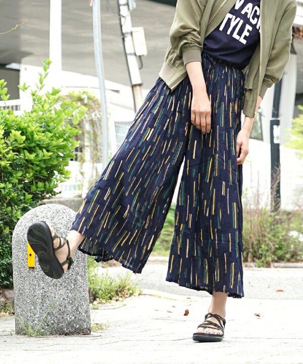 楽天市場】ガウチョパンツ パンツ レディース / ボトムス ズボン 長 