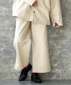 パンツ レディース M/L ボトムス ズボン 長ズボン ロングパンツ チノパン 大きいサイズ ゆったり 秋 冬 ◆zootie（ズーティー）：ヘビーウェイト チノ ワイドパンツ