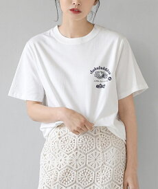 Tシャツ / デイリー使いしやすい コラボT 。 レディース メンズ ユニセックス トップス カットソー 半袖 半そで クルーネック 綿100％ 大きいサイズ ◆Fruit of the Loom（フルーツオブザルーム）：Yanggao×Fruit of the Loomコラボ ロゴプリントTシャツ［ワンカラー］