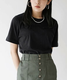 Tシャツ 綿100％ コットン 半袖 レディース S/M/L/LL/3L トップス カットソー クルーネック 白T インナー ゆったり 大きいサイズ 夏 【メール便可11】◆zootie blanche（ズーティーブランシェ）：コットン100％ ベーシックTシャツ