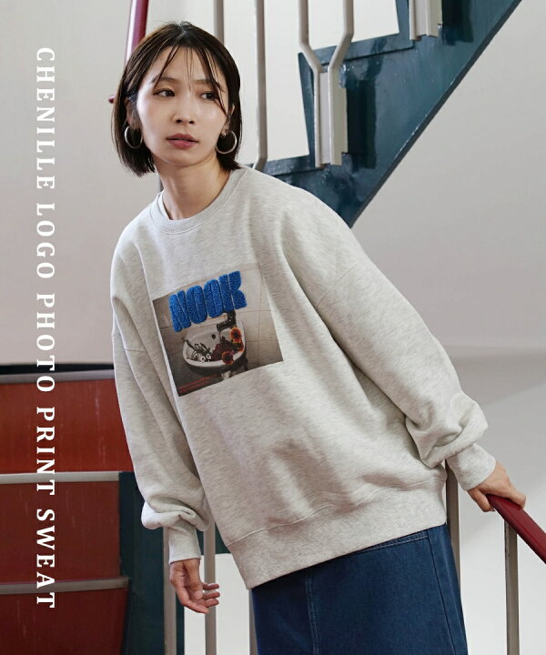 楽天市場】スウェット レディース / 今っぽいアートプリントでこなれた 
