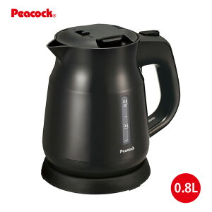 �݌Ɍ��� �d�C�P�g�� 0.8L �u���b�N WEK-08B �L�b�`���Ɠd �s�[�R�b�N���@�r�H�Ƌ󂾂��h�~ 1200W �v���X�`�b�N�{�f�B �R�[�h���X