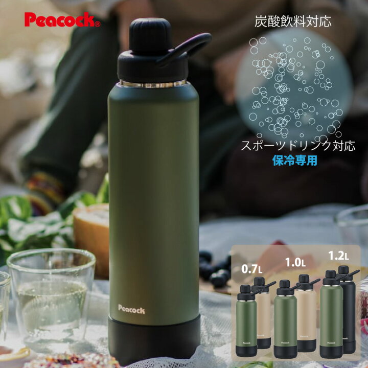 楽天市場】炭酸飲料対応 ステンレスボトル ストレートドリンク 直飲み 
