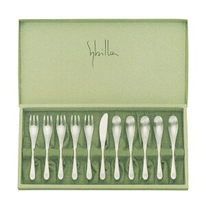 カトラリーギフト スプーン フォーク バターナイフ 5人用 モーニング11pc シビラ・サンタナ ステンレス (SZ-02S) 日本製 燕三条 食器洗浄機OK 株式会社サクライ