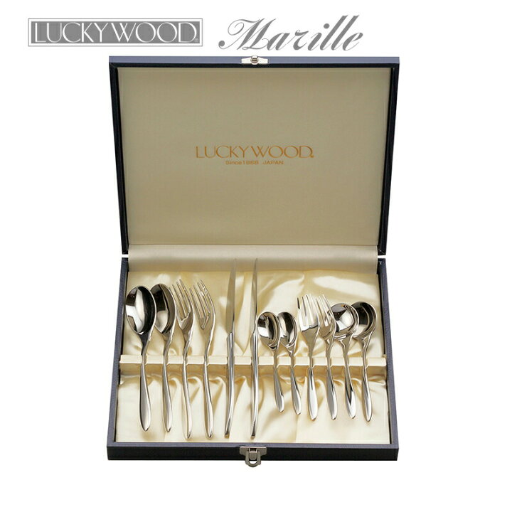 楽天市場】ペアディナーセット2人用 12本セット LUCKY WOOD(ラッキー 